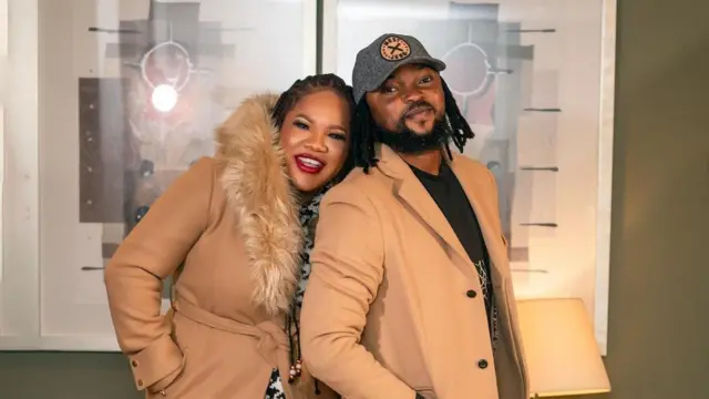 Toyin Abraham wit husband Kolawole Ajeyemi