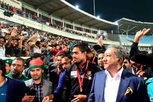 বাংলাদেশ ক্রিকেট বোর্ডের সভাপতি নাজমুল হাসান