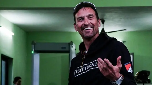 イギリス人山岳ガイドのケントン・クール氏