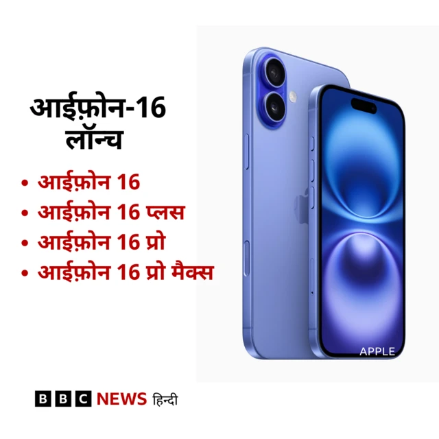 आईफ़ोन-16 लॉन्च