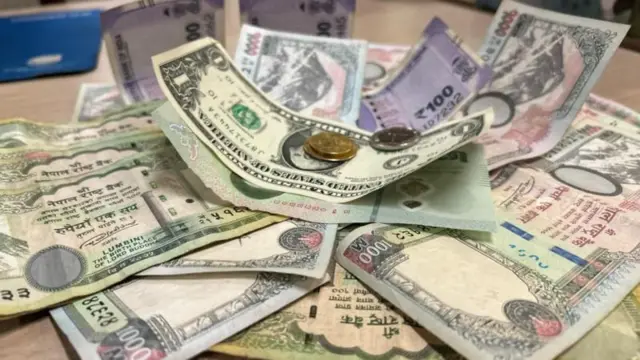 डलर र नेपाली रुपैयाँ