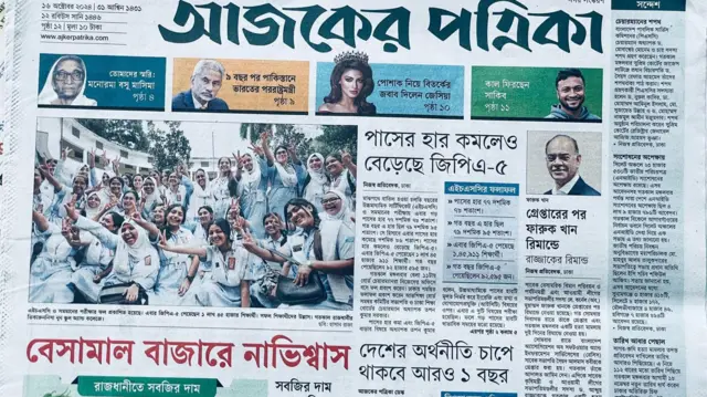 আজকের পত্রিকা