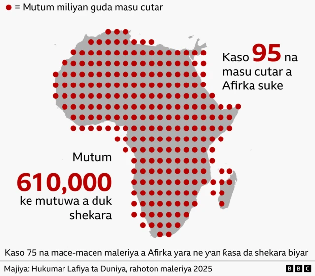 Yadda Maleriya ke yaduwa a Afirka