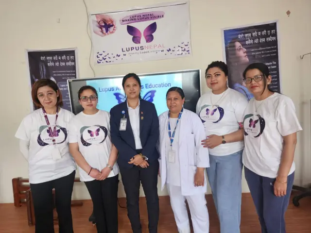 लुपस भएकाहरूको समूह