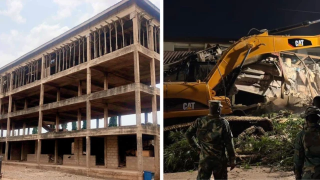 The area has been cordoned off