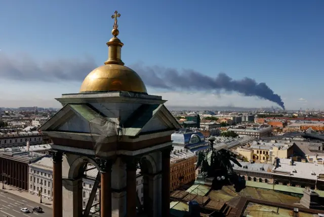 ukrajinski napad na sankt peterburg