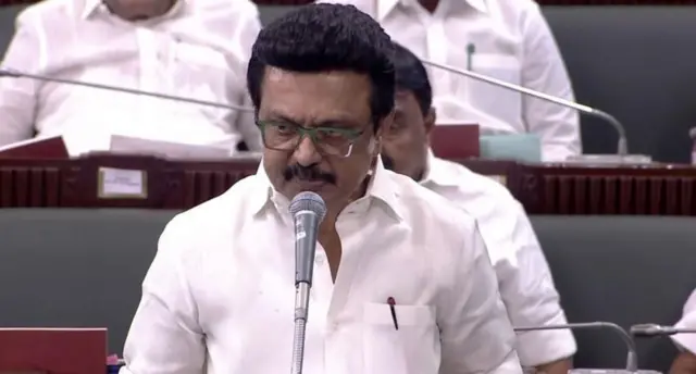 तामिळनाडूचे मुख्यमंत्री एम.के. स्टॅलिन