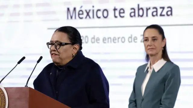 La secretaría de Gobernación, Rosa Icela Rodríguez, dio a conocer el programa "México te abraza". 