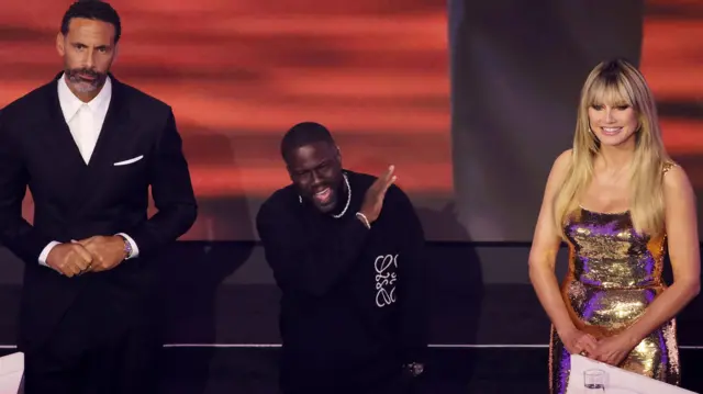 Rio Ferdinand, Kevin Hart i Hajdi Klum