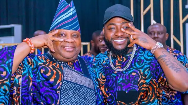Govnor Ademola Adeleke and im nephew David Adeleke alias Davido