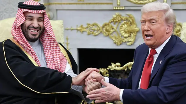 دونالد ترامپ و محمد بن سلمان، ولیعهد عربستان سعودی