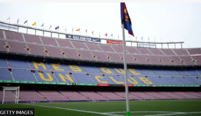 Camp Nou, Barcelona, na Barcelona home stadium since 1957