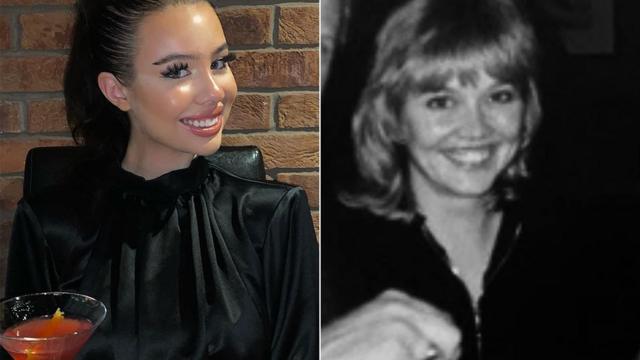 Fotografia dupla: à esquerda Liv Shelby e à direita sua mãe, Lisa