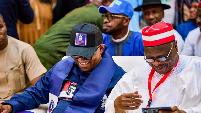 Peter Obi ati Rabiu Kwakwanso nibi ipade naa.