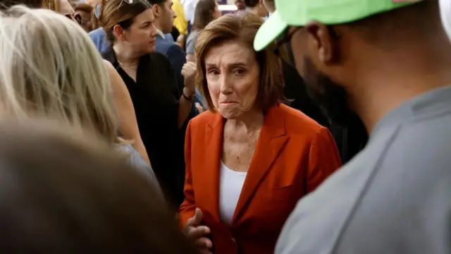 Nancy Pelosi, umwe mu bademokarate bakomeye yaboentse mu bari bari kuri kaminuza ya Howard