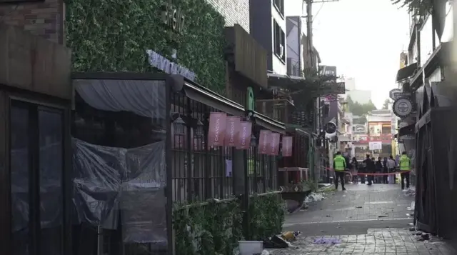 တောင်ကိုရီးယား၊ အီတေဝန်၊ လူအုပ်ပိ သေဆုံးမှုကြီး