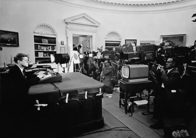 John F Kennedy Küba Füze krizi konuşması 1962