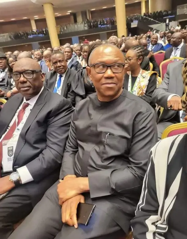 Peter Obi say Nigeria must quickly address di problem of economy.