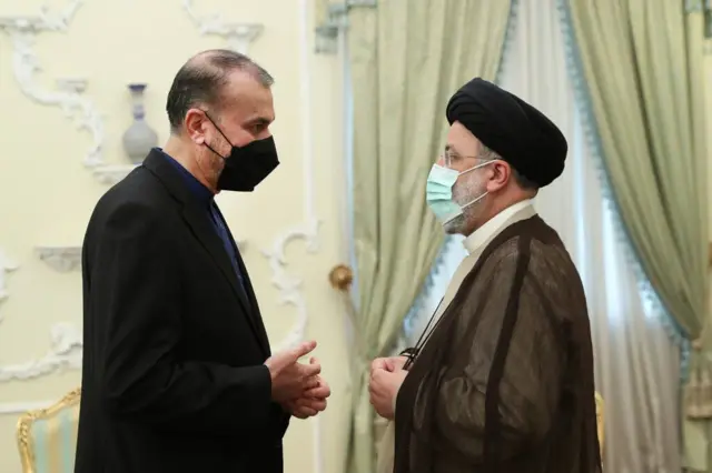 رئیسی و امیرعبدالهیان