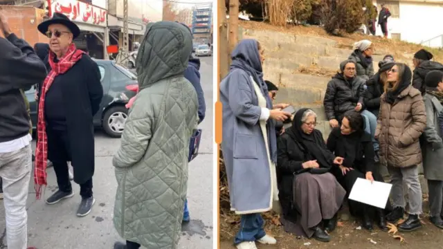 تجمع سینماگران در مقابل اوین
