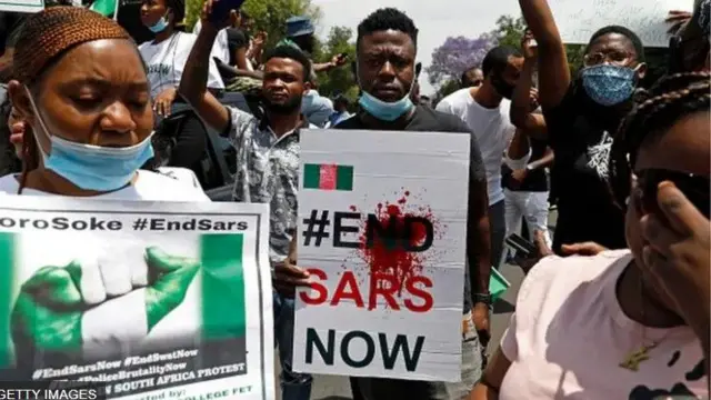 Awọn ọdọ to n se iwọde EndSars