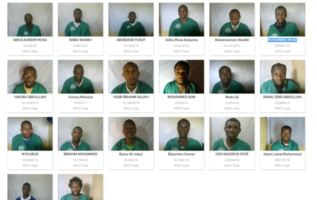 Foto ndị Boko Haram gbapụrụ na nga Kuje