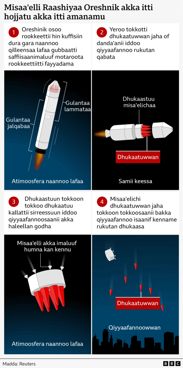 Misaa'ela Raashiyaa Oreshinik jedhamu