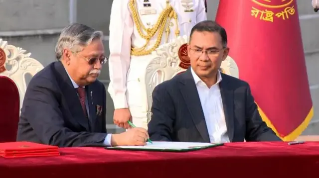 রাষ্ট্রপতি মো. সাহাবুদ্দিন ও প্রধানমন্ত্রী তারেক রহমান