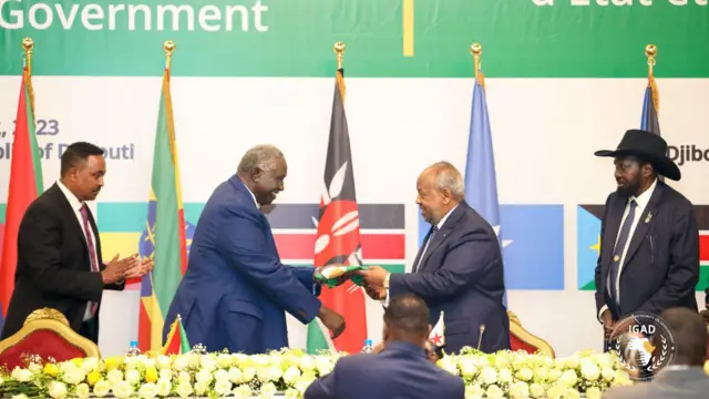 ወኪል ሱዳን ኣቦመንበርነት ኢጋድ ንፕረዚደንት ጂቡቲ እናረከበ