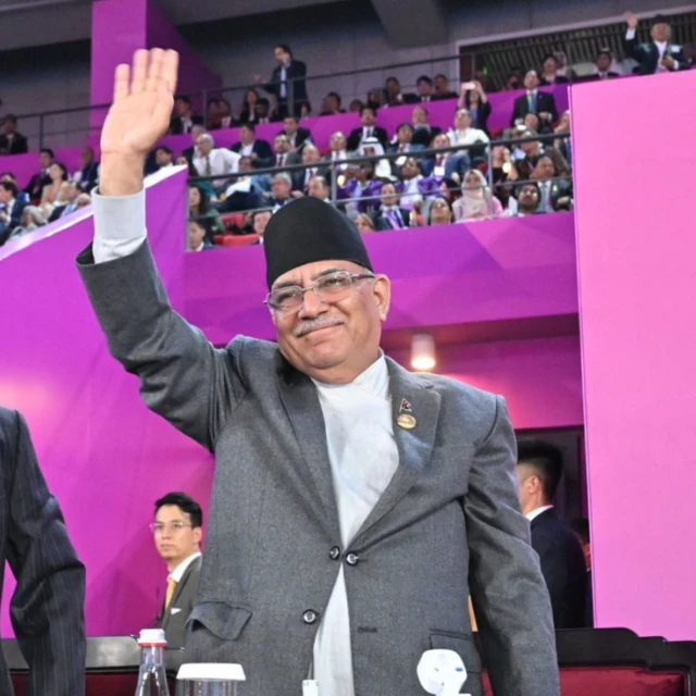 नेपाल के प्रधानमंत्री पुष्प कमल दाहाल प्रचंड 