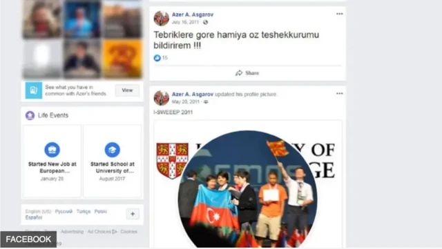 Azər Əsgərovun Facebook paylaşımı
