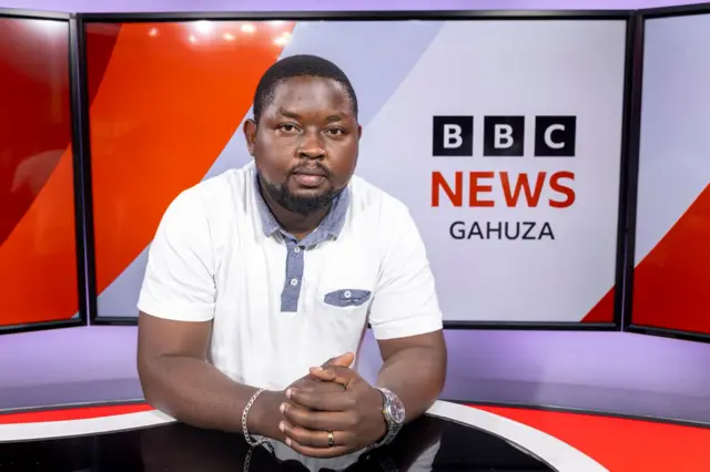 Chancard Abimana, umwe mu banyamakuru bashya ba BBC Gahuzamiryango