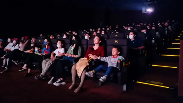 Full cinema room in China 