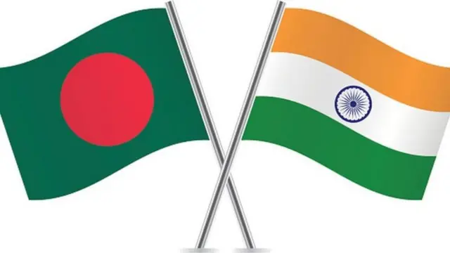 বাংলাদেশ ও ভারতের পতাকা
