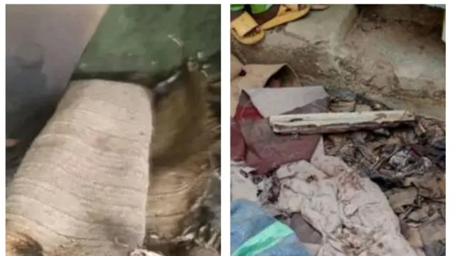 Aworan àwọn ohun to jóná nínú mọṣalaaṣi naa