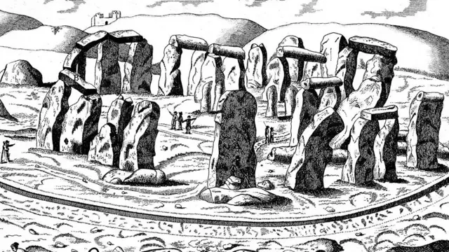 Илустрација споменика Стоунхеџ