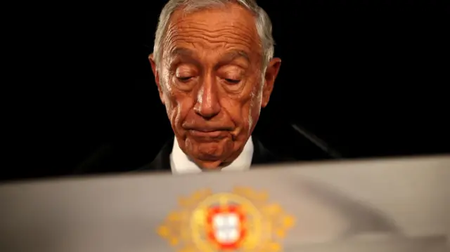 O presidente de Portugal Marcelo Rebelo de Sousa 