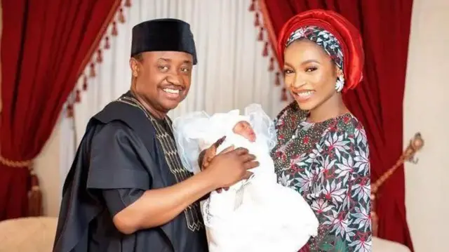 Tijjani Babangida da matarsa Maryam Waziri 