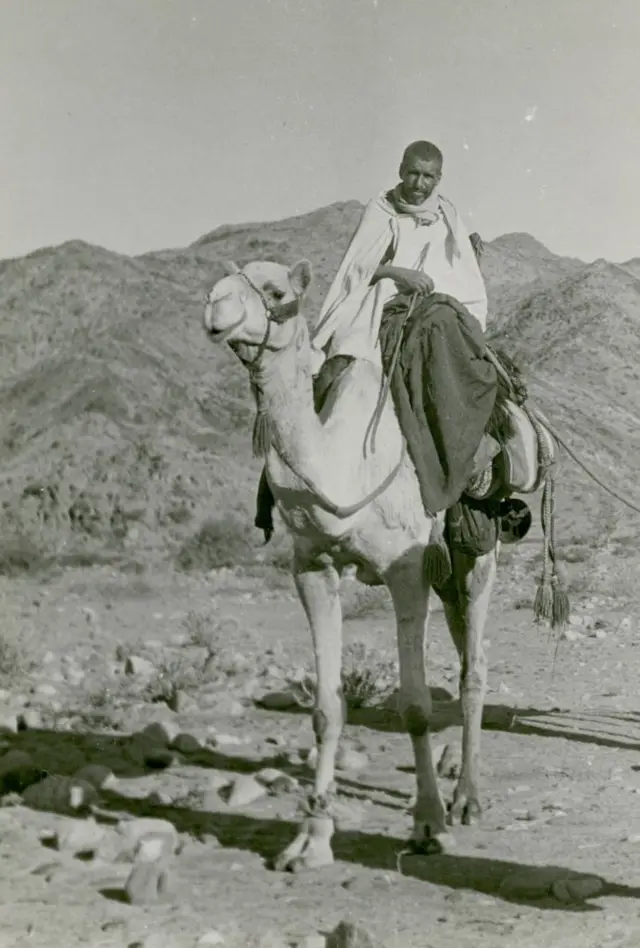 التُقطت الصورة حوالي عام 1934-1940 في السعودية