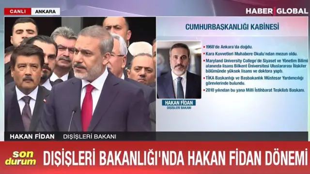 - تعداد کمی از مردم ترکیه قبل از انتصاب هاکان فیدان به عنوان وزیر خارجه صدای او را در رسانه‌ها شنیده بودند