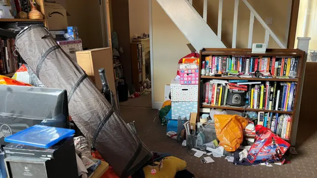 Сьюзан і Роберт проклали у своєму домі стежки між мотлохом