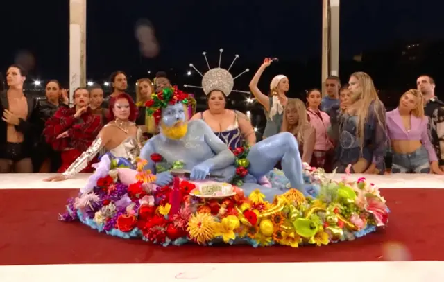 Upacara pembukaan Olimpiade Paris, Prancis.