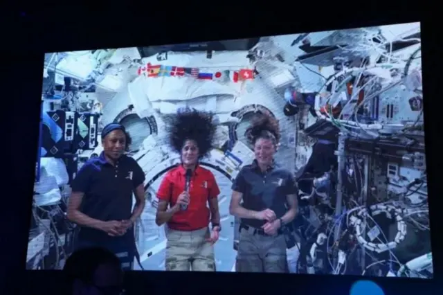 અવકાશમથકમમાં સુનિતા વિલિયમ્સનીતસવીર 