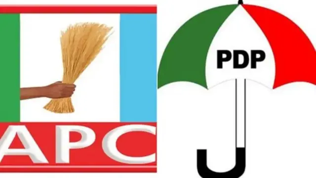 Tambarin manyan jam'iyyun siyasar Najeriya a yanzu wato APC da PDP.