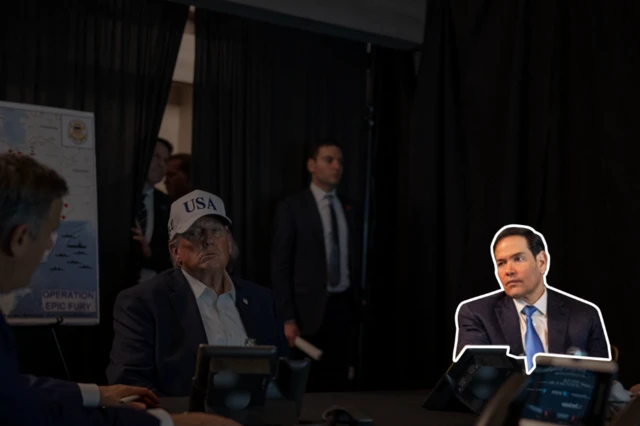 اسی تصویر میں مارکو روبیو بھی ہیں۔