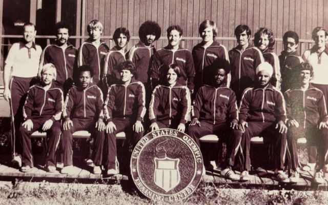 ਅਮਰੀਕਾ ਦੇ ਉਲੰਪਿਕ ਟਰੇਨਿੰਗ ਸੈਂਟਰ ਵਿੱਚ ਟੀਮ ਦੇ ਨਾਲ