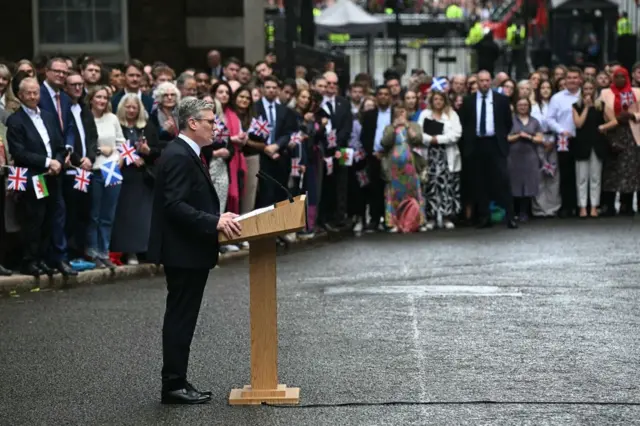 Starmer en Downing Street