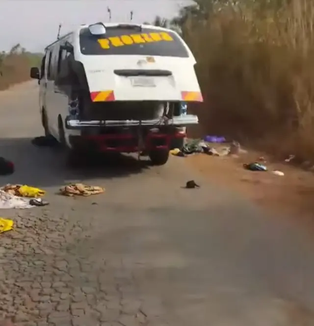 Ọkọ akero tawọn ajinigbe ṣe ikọlu si, oju ọta wa lara rẹ