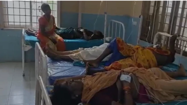 ఆస్పత్రిలో బాధితులు 