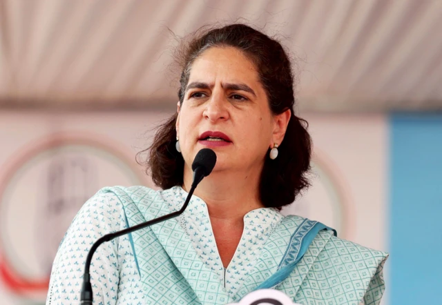 कांग्रेस नेता प्रियंका गांधी